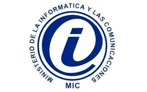 Logo del Ministerio de Comunicaciones e Informática.