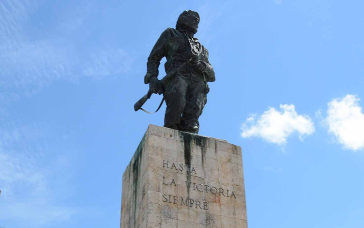 Escultura del Che de la Plaza de Santa Clara.