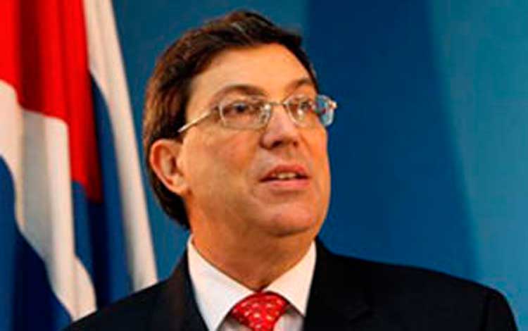 Bruno Rodríguez Parrilla, canciller de Cuba.