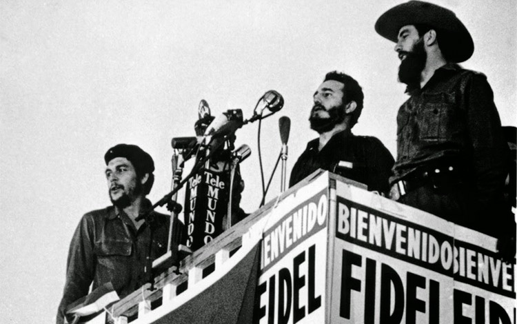 Fidel, Camilo y el Che, La Habana, 8 de enero de 1959.