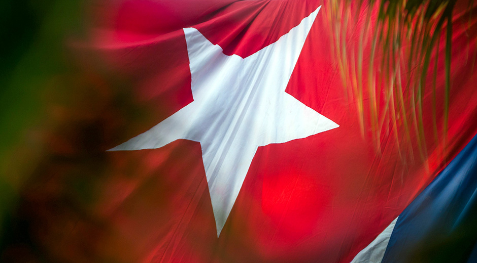 Bandera cubana.