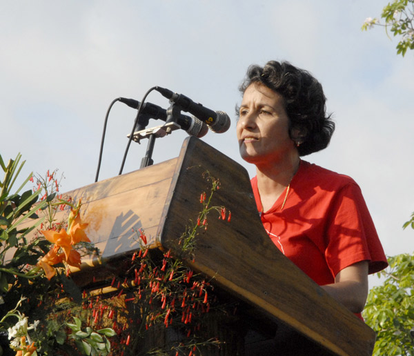 Marí­a Isabel Varea, miembro del Buró Municipal del PCC en Sagua la Grande.