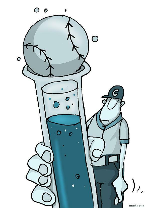 Ilustración de Martirena sobre Cuba en Serie del Caribe de Béisbol.