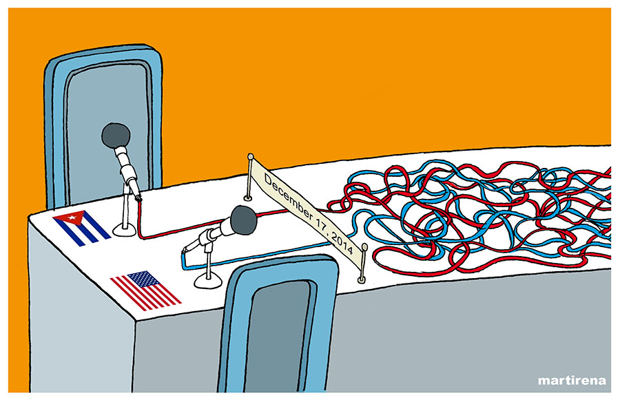 17 D, Sátira polí­tica de Alfredo Martirena.