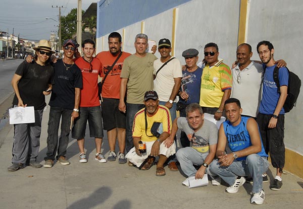 Caricaturistas de Cuba reunidos en Santa Clara.