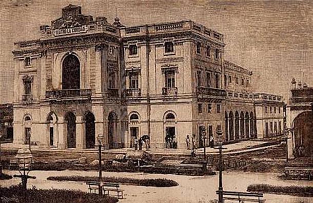 Teatro La Caridad, a finales de los años 20 Teatro La Caridad, a finales de los años 20