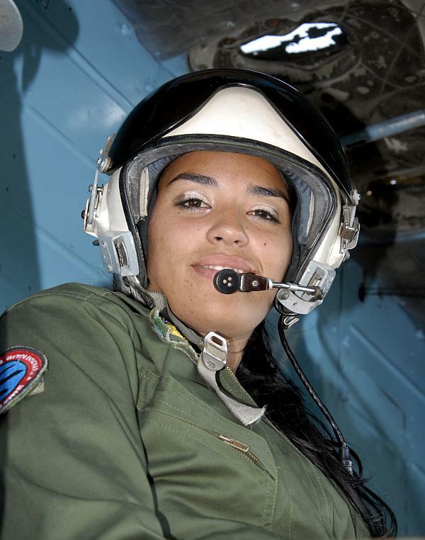 Yuliet Doronceles, piloto de helicóptero.