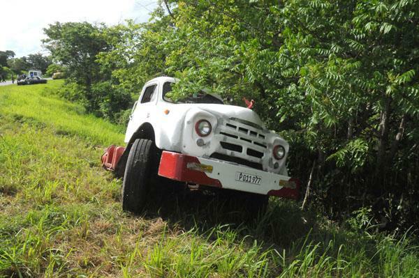 Accidente, Falcón, Cuba, 16 de junio de 2014.