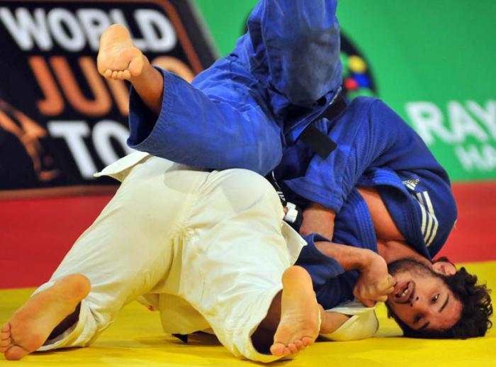 asley gonzález en grand prix de judo