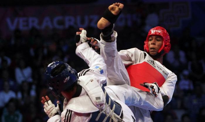 Cubano José íngel Cobas, oro 74 kg de taekwondo.
