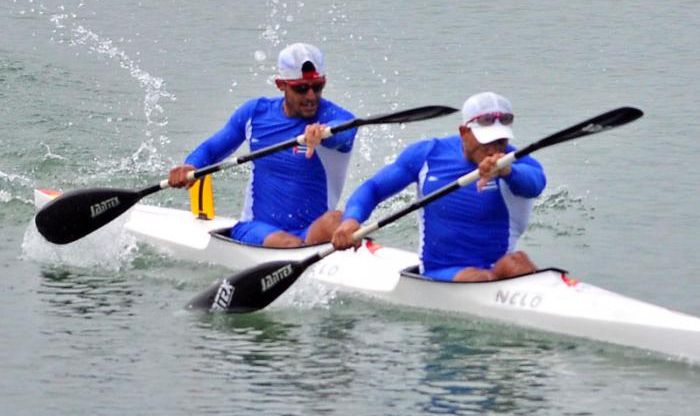 Jorge Garcí­a y Reinier Torres, oro centroamericano en el K-2 a 1000 m. 