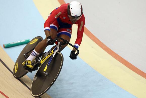Lisandra Guerra, oro en los 500 metros contarreloj.