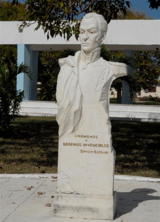 Monumento a Simón Bolí­var en Santa Clara, Villa Clara.