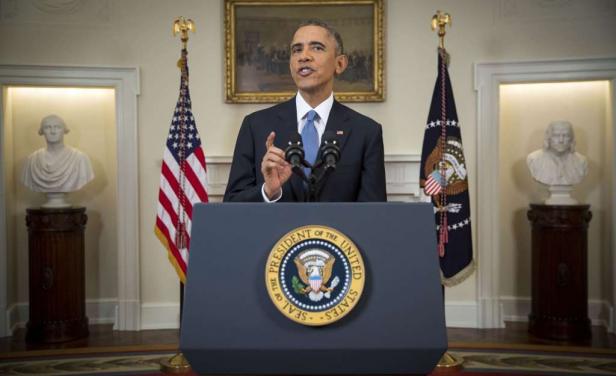 Comparecencia de Barack Obama sobre cambios en polí­tica hacia Cuba.
