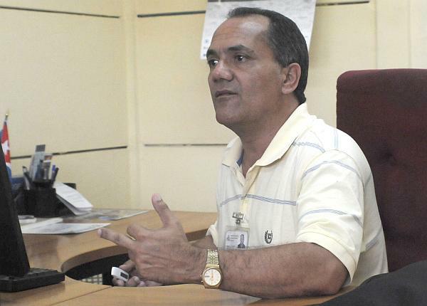 Omar Rodrí­guez López, director de Planificación Fí­sica en Villa Clara.