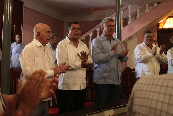 Presidencia de la Asamblea Solemne del Poder Popular en Remedios