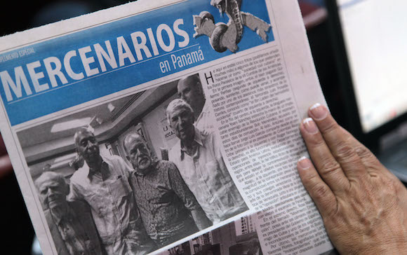 Conferencia de prensa de la delegación cubana que asiste a los Foros paralelos de la Cumbre de las Américas, en Panamá.