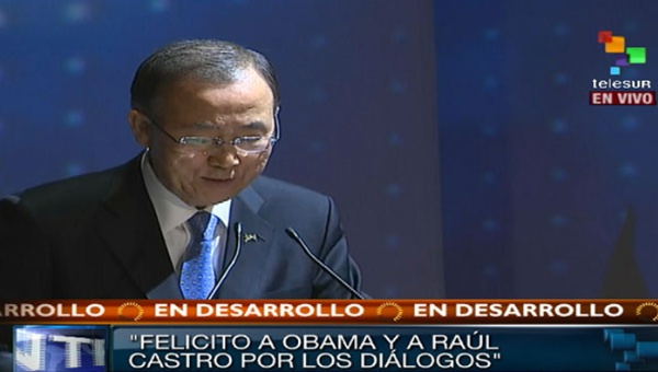 Ban Ki-moon en Cumbre de las Américas