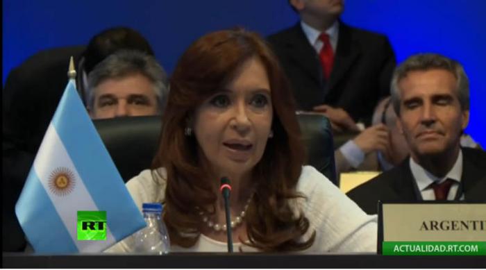 Cristina Fernández, presidenta de Argentina