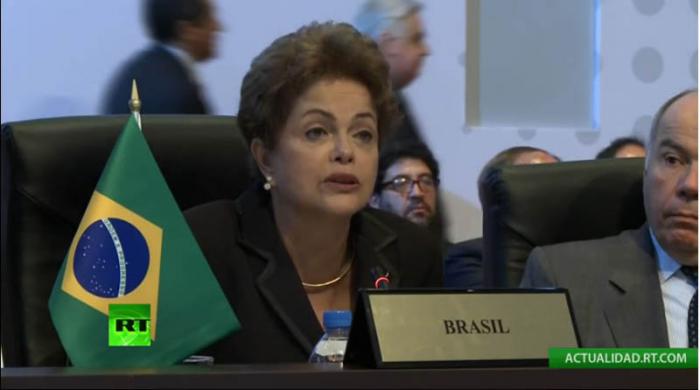 Dilma Rousseff, presidenta de Brasil