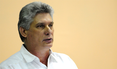 Miguel Díaz-Canel.