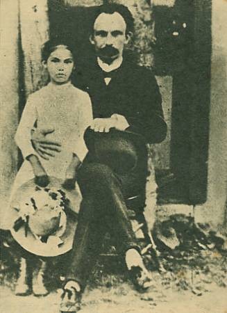 José Martí­ y Marí­a Mantilla.