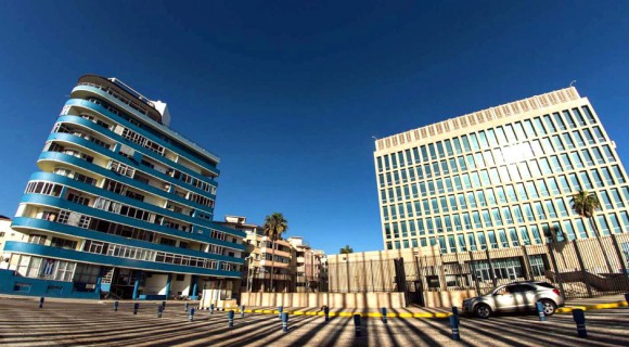 Embajada de Estados Unidos en La Habana.