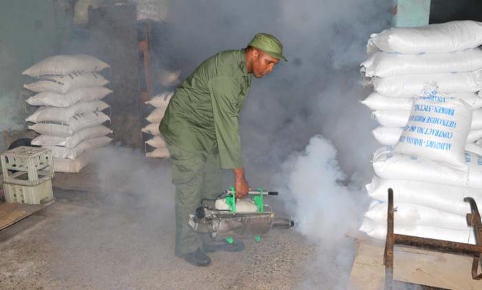 operarios de la campaña antivectorial