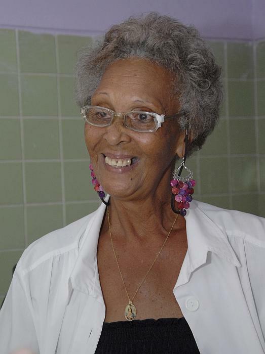 Trabajadora Margarita Viera.