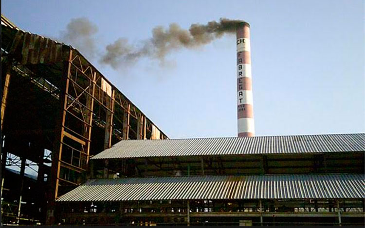 Refinería Chiquitico Fabregat, de Remedios, Villa Clara, Cuba.