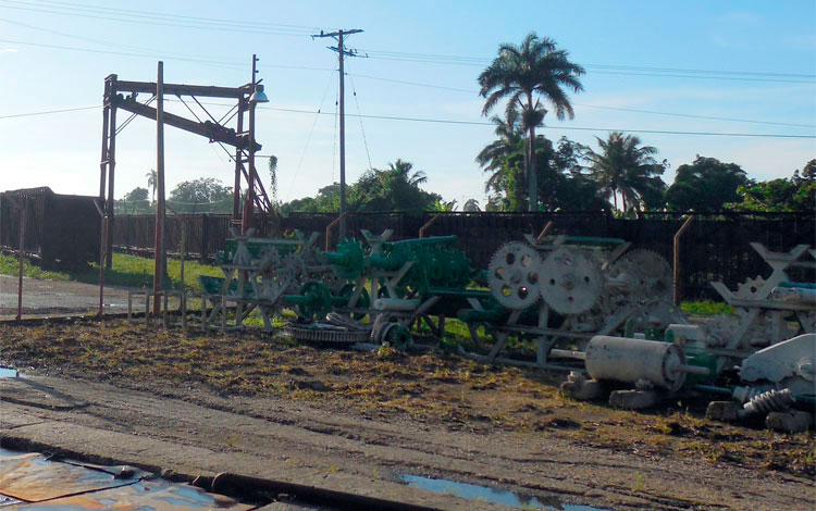 Conservación de piezas para la reparación de los centrales azucareros.