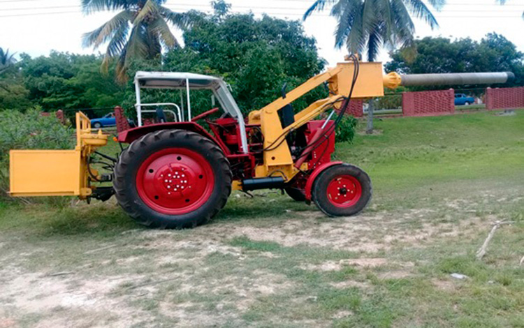Implemento agrícola fabricado en la División de Talleres de Azutecnia, en Villa Clara.