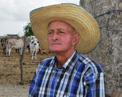 Ganadero Tomás González Pérez.