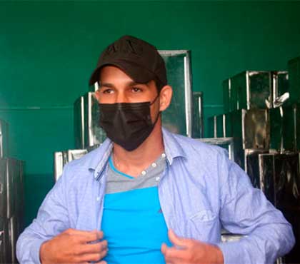 Luis Miguel Vázquez González, estudiante de Agronomía. Luis Miguel Vázquez González, estudiante de Agronomía.