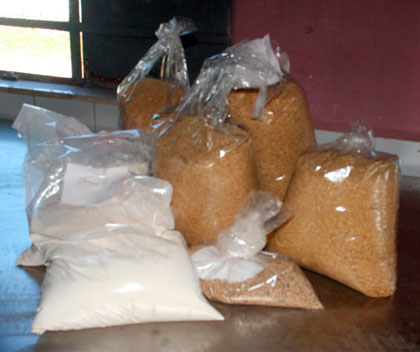 Producciones de la fábrica de conservas en Santo Domingo. Producciones de la fábrica de conservas en Santo Domingo.