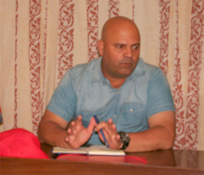 Osnay MIguel Colina, primer secretario del Partido en Villa Clara. Osnay MIguel Colina, primer secretario del Partido en Villa Clara.