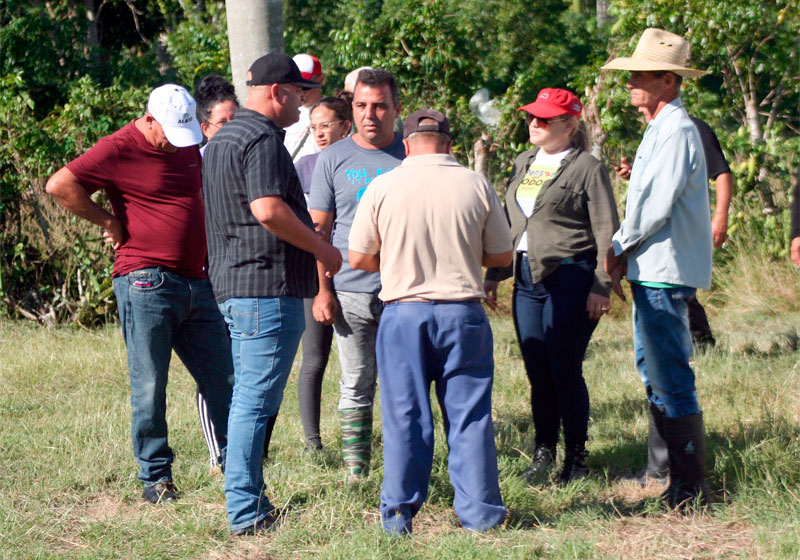 Diálogo con productores de la CCS Alberto Villafaña. Diálogo con productores de la CCS Alberto Villafaña.