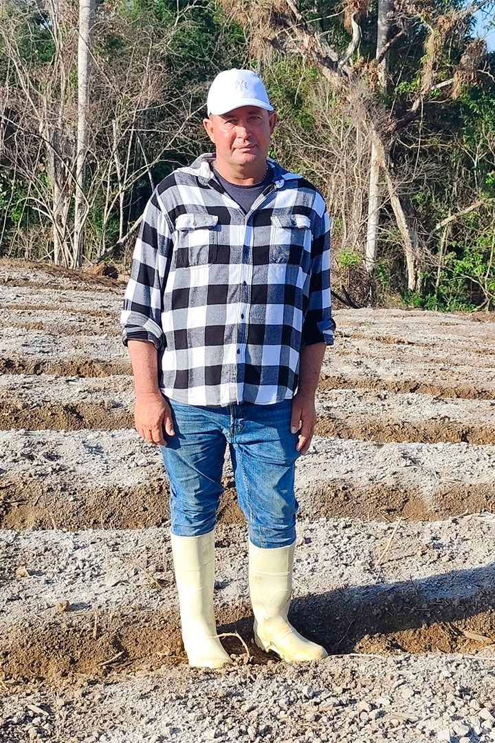 Dainel Ruiz Gutiérrez (Chaparra), productor tabacalero.