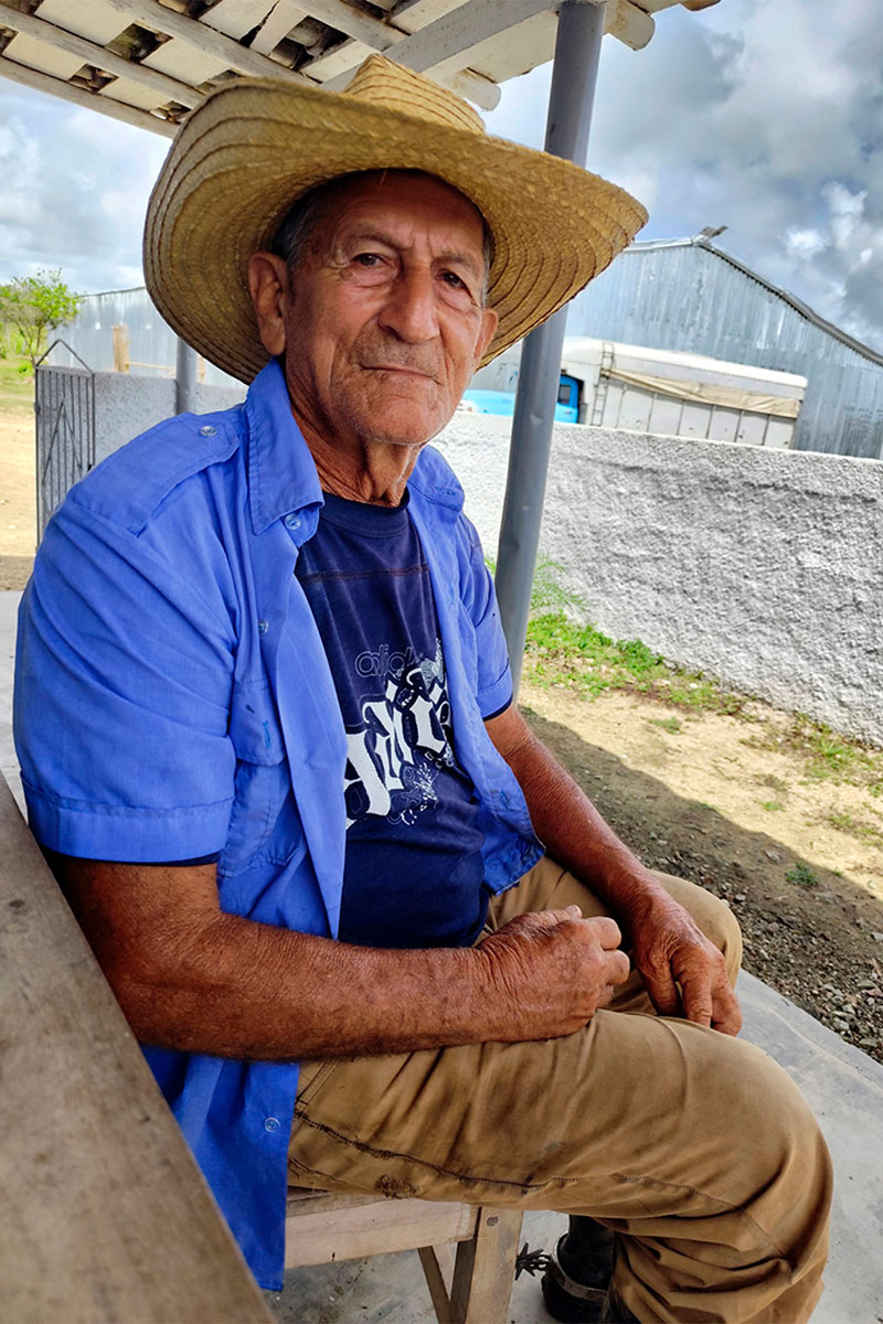 Daniel Ruiz, destacado productor de tabaco.