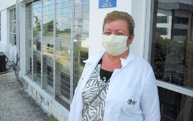 Dra. Zenaida Rodríguez, directora del Centro de Bioactivos Químicos. Dra. Zenaida Rodríguez, directora del Centro de Bioactivos Químicos.