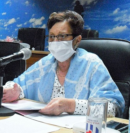 Doctora María del Carmen Velasco, delegada del Ministerio de Ciencia, Tecnología y Medioa Ambiente en Villa Clara. Doctora María del Carmen Velasco, delegada del Ministerio de Ciencia, Tecnología y Medioa Ambiente en Villa Clara.