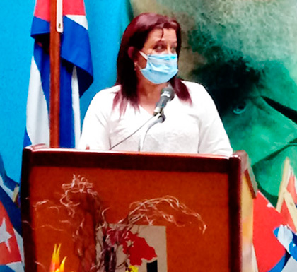 Doctora Gretza Sánchez, directora de Salud en Villa Clara. Doctora Gretza Sánchez, directora de Salud en Villa Clara.