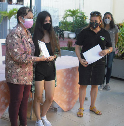 Ganadora del concurso Construye un mundo mejor, en la modalidad de cuento.