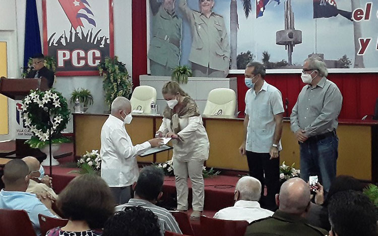 Entrega de premios nacionales de la Academia de Ciencias de Cuba. (Foto: Mónica Sardiña Molina)