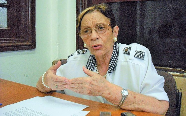 María del Carmen Velasco, delegada del Citma en Villa Clara. María del Carmen Velasco, delegada del Citma en Villa Clara.