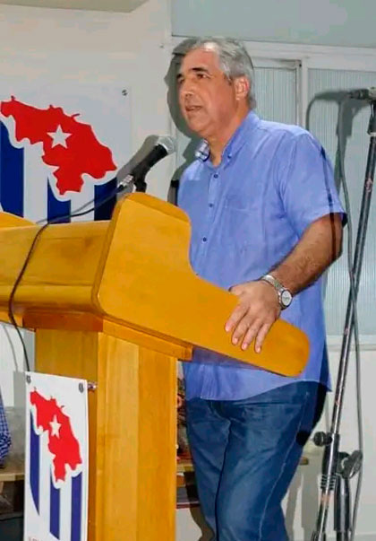 Eduardo Martínez Díaz, presidente de BioCubaFarma. Eduardo Martínez Díaz, presidente de BioCubaFarma.
