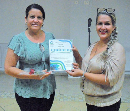 Reconocimiento al Aeropuerto internacional Abel Santamaría.