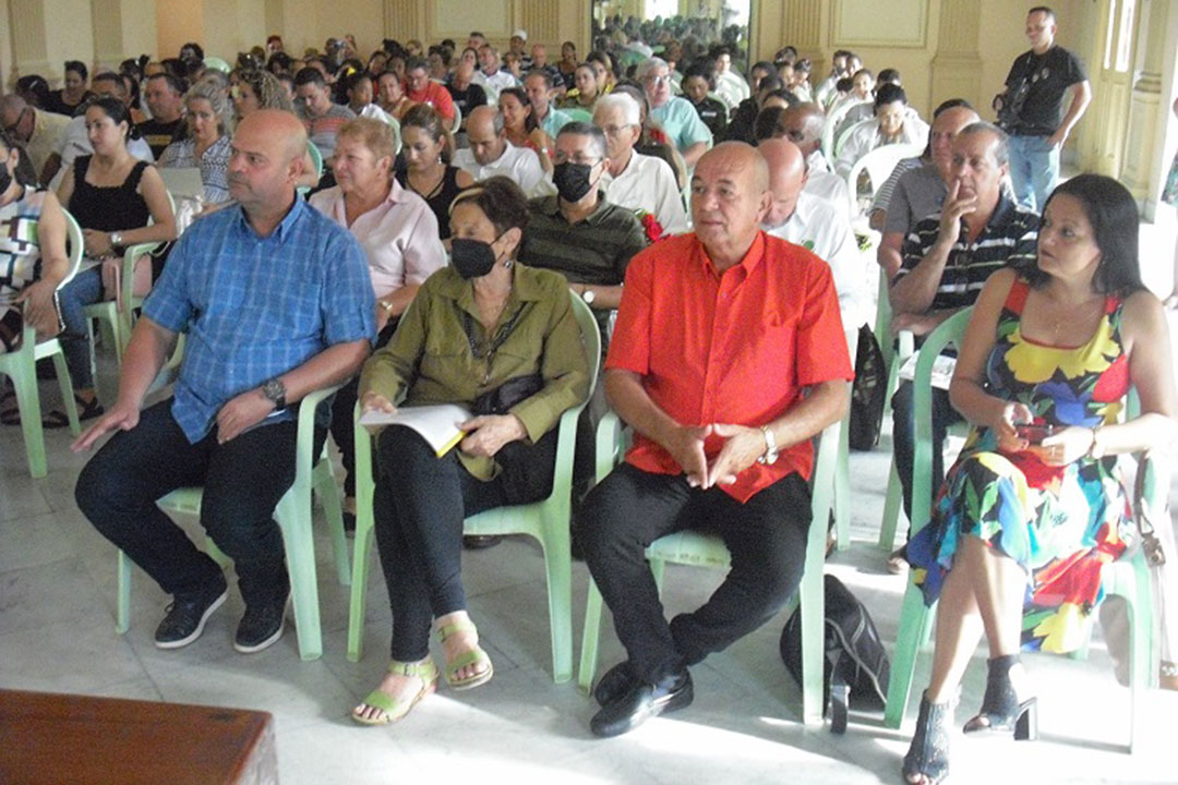 Presidencia del acto provincial de Villa Clara por el Día Mundial del Medio Ambiente.