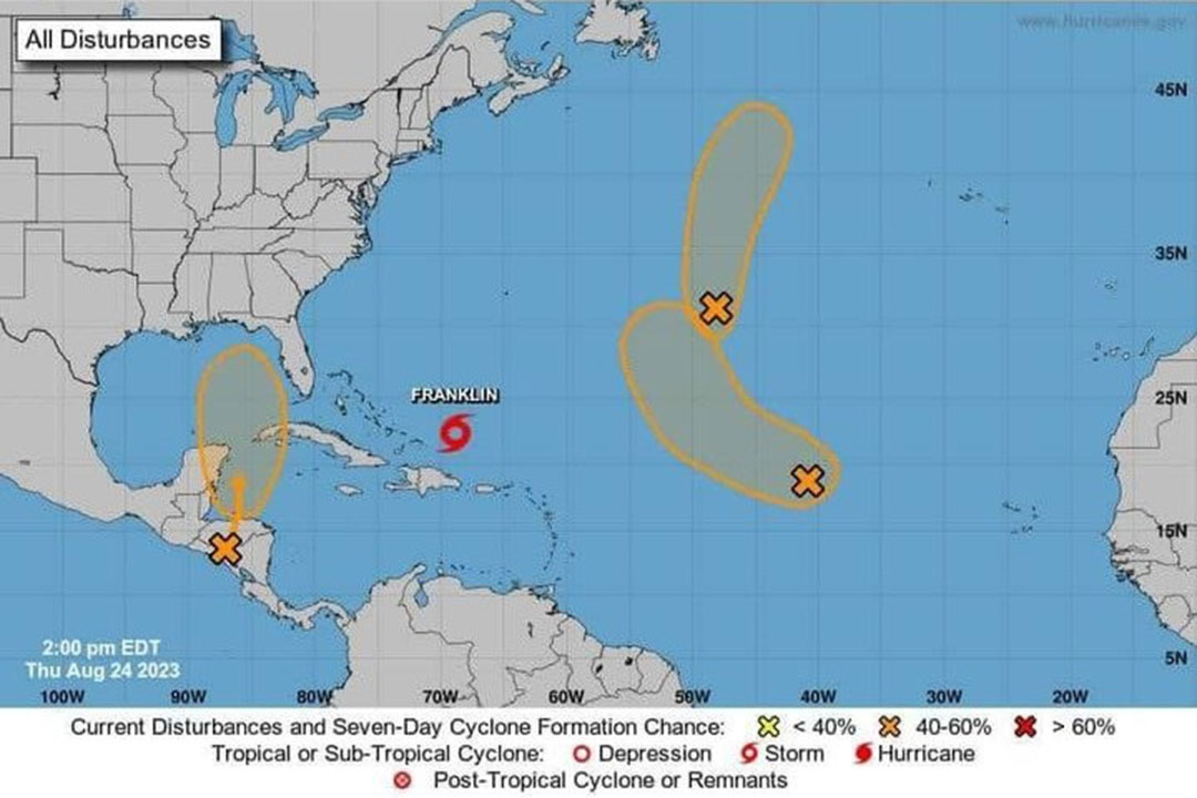 Condiciones meteorológicas del área geográfica.