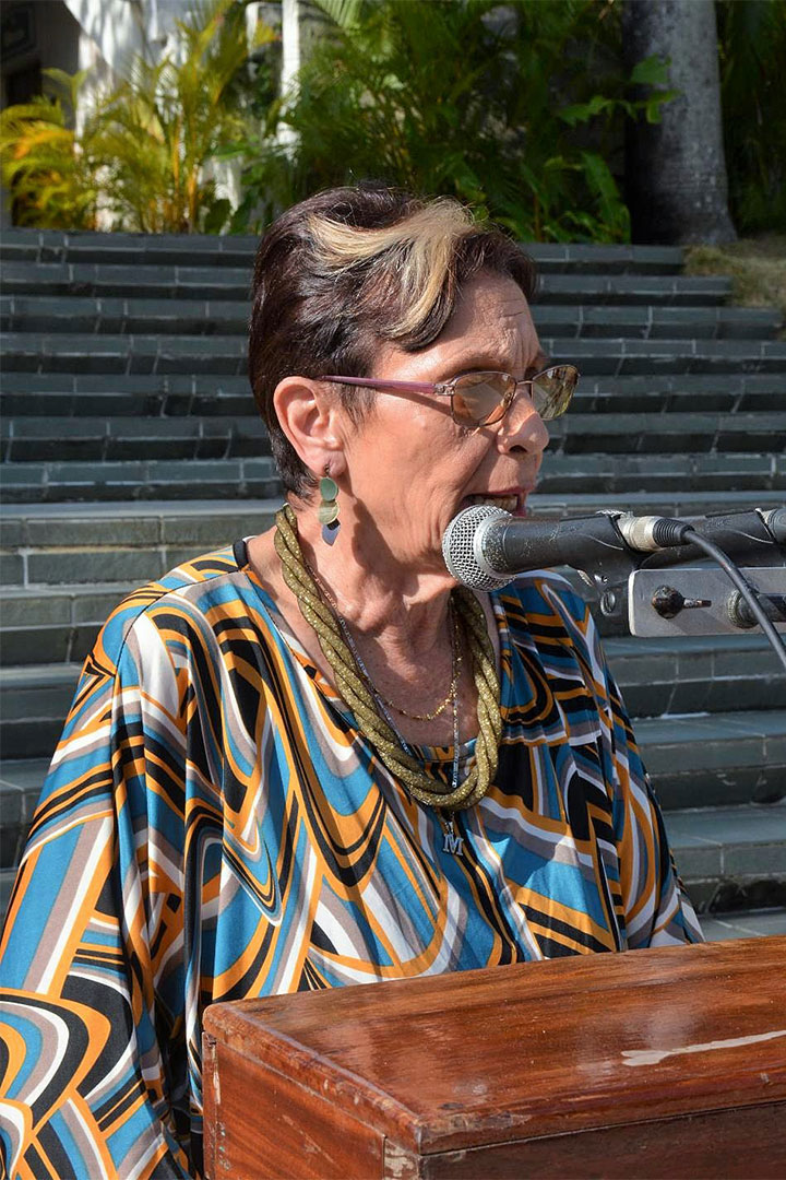 María del Carmen Velasco, delegada del Citma en Vila Clara.